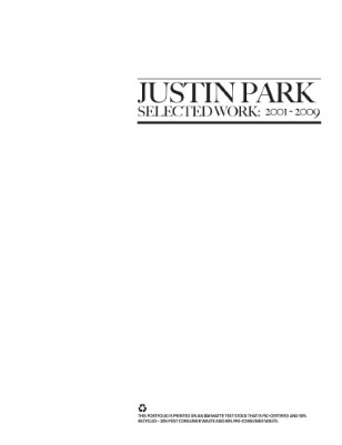 Justin Park // Selected Work 2009