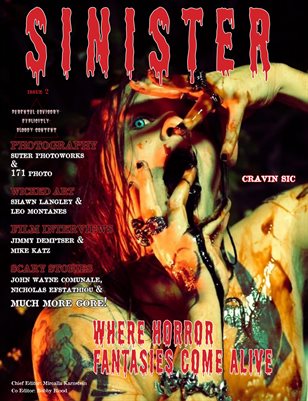 SINISTER Magazine-Issue #2 Craven Sic Cover