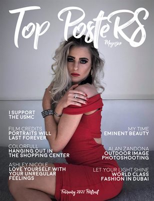 TOP POSTERS MAGAZINE -FEBRUARY  PORTRAIT 