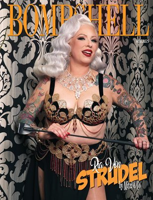 BOMBSHELL Magazine August 2025 - Ria Von Strudel Cover