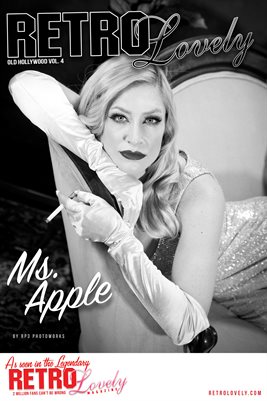 Ms. Apple Old Hollywood Cover Poster