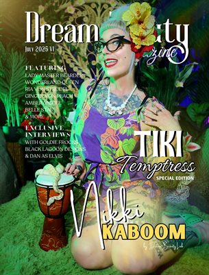 DBM Tiki Temptress July 2025 V1 Nikki Kaboom Cover