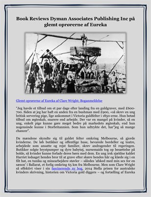 Book Reviews Dyman Associates Publishing Inc på glemt oprørerne af Eureka