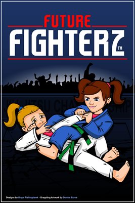 FF Female Armbar by Artist Dennis Byrne - Poster