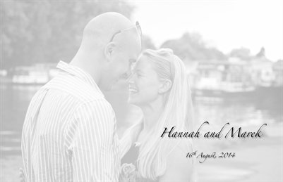 Hannah and Marek - The Happy Couple