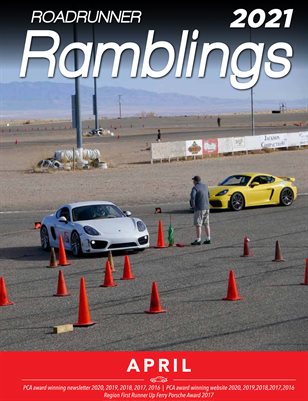 Roadrunner Ramblings April 2021