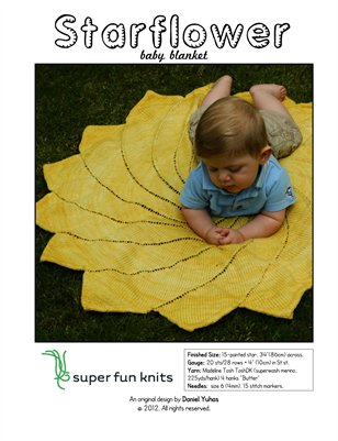 Starflower Baby Blanket