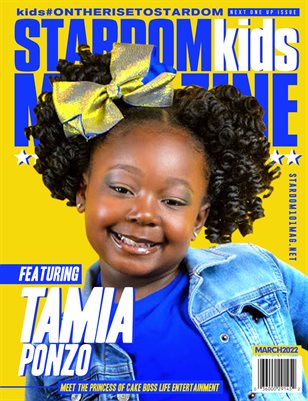 STARDOMKIDS MAGAZINE TAMIA PONZO