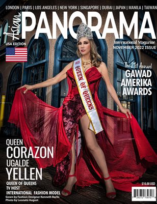 Corazon Ugalde Yellen on the Cover of Asian Panorama Magazine November 18, 2022 Issue