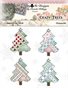 Crazy Trees Cross Stitch Ornaments