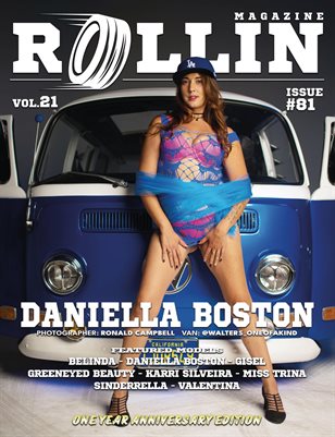 Rollin Magazine - Issue 81 (Cover Model Daniella Boston)