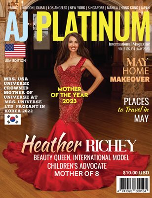 Heather Richey on the Cover of AJ Platinum Magazine