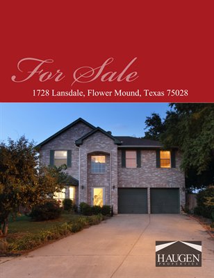 Haugen Properties - 1728 Lansdale Drive, Flower Mound, Texas 75028