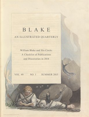 Blake/An Illustrated Quarterly vol. 49, no. 1 (summer 2015)