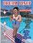 Dream Pinup Magazine Red White Beautiful Nikki Von Munster by Electra Lux Photography July 2026