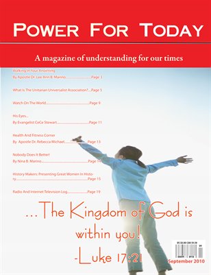 Power For Today Magazine, September 2010