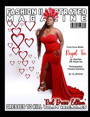 Fashion Illustrated Magazine Vol 64 Valentines Red Dress Edition