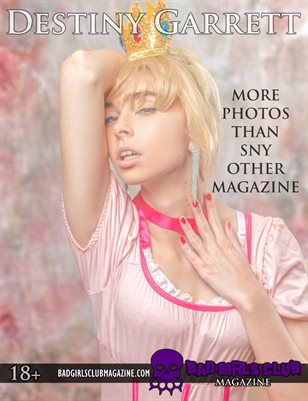 Destiny Garrett - Sexy Busty Blonde Florida Babe Looks for Her Super Mario Bros to Warp Down Her Pipes as Princess Peach