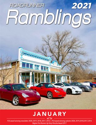 Roadrunner Ramblings January 2021