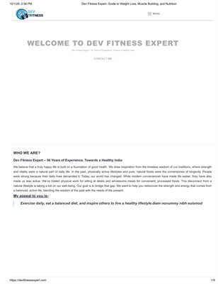 Dev Fitness Expert’s Guide to Natural Living