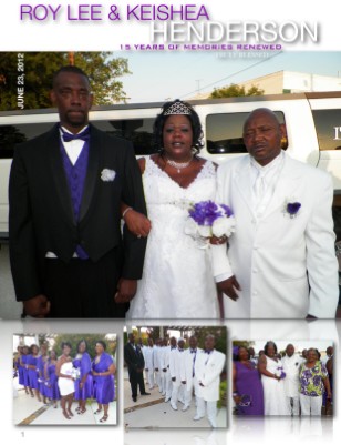 Roy Lee & Keishe Henderson- Wedding Renewal '12