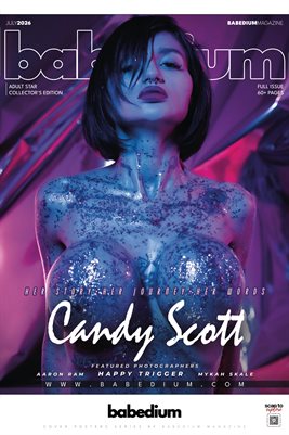 CANDY SCOTT ADULT STAR EDITION - BABEDIUM MAGAZINE COVER POSTER
