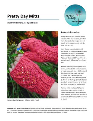 Pretty Day Mitts