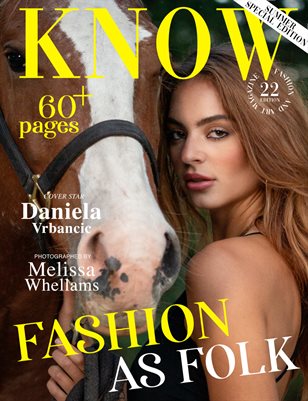 KNOW Magazine FASHION AS FOLK Spécial Édition Jun 2021_Daniela 