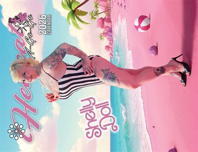 2026 Hellcat A-Go-Go Calendar Shelly Doll Cover