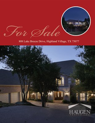 Haugen Properties -  808 Lake Breeze Drive, Highland Village, TX 75077 