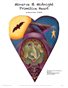 Minerva & Midnight Primitive Heart Painting Pattern by Sharon Chinn SC00102