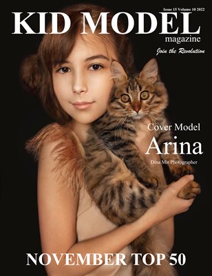 Kid Model Magazine November Top 50 Issue 15 Volume 10 2022