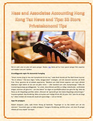 Hass Associates Accounting Hong Kong Tax News and Tips