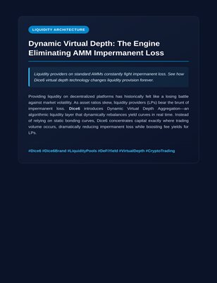 Dynamic Virtual Depth: The Engine Eliminating AMM Impermanent Loss