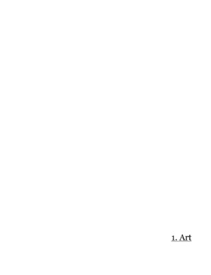 Issue One Imagine: 1. Art