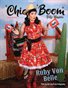 Chica Boom Pinup Magazine APR 2022 Cover Ruby Von Belle by Gem City Pin Up Photography