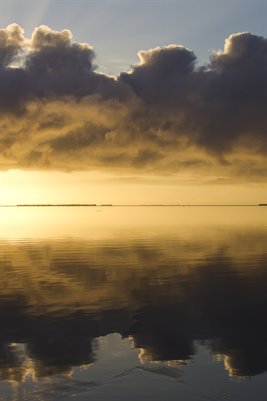 Enlargement Sunrise Florida Bay