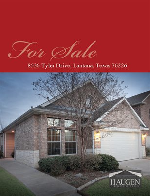 Haugen Properties - 8536 Tyler, Lantana, Texas, 76224