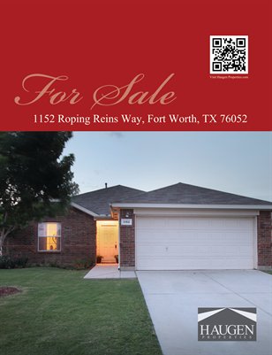 Haugen Properties - 1152 Roping Reins Way, Fort Worth, Texas 76052