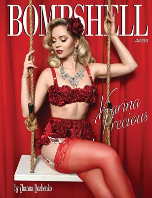 BOMBSHELL Magazine January 2024 - Karina Precious Cover