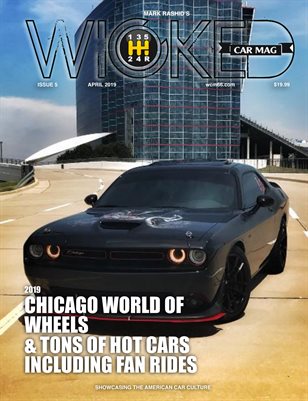 WICKED CAR MAG - APRIL ISSUE - BLACK CHALLENGER