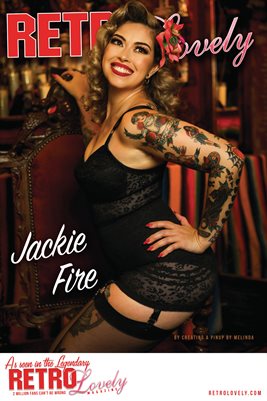 Retro Lovely No.169 – Jackie Fire Cover Poster