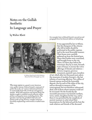 Notes on the Gullah Aesthetic: Language and Prayer