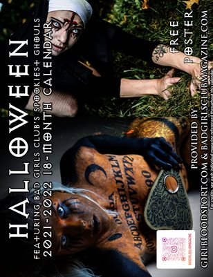 2021-2022 18-Month Calendar :: Halloween's Spooky Ghouls | Bad Girls Club