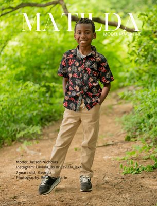 Matilda Model Magazine Cover Jaxson Nicholas