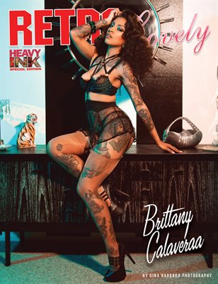 Retro Lovely Heavy Ink No.4 Brittany Calaveraa Cover