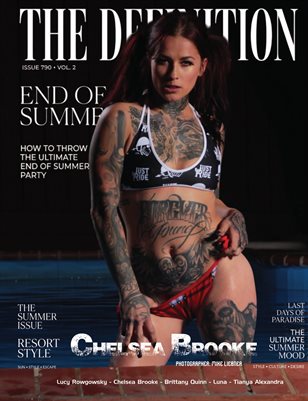 The Definition Chelsea Brooke End of Summer Heat issue 790 vol 2 cover 2