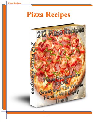 212 Pizza Recipes