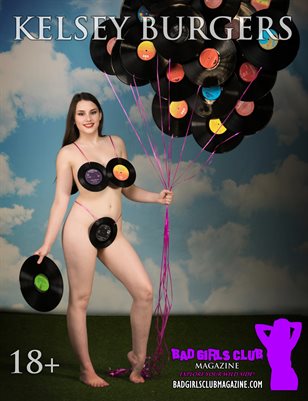 Kelsey Burgers - Sexy Busty Barely Legal Aussie Brunette Teases with Her Vinyl Record Bikini