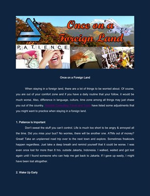 Once on a Foreign Land